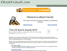Tablet Screenshot of ebookfriends.com